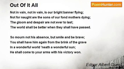 Edgar Albert Guest - Out Of It All