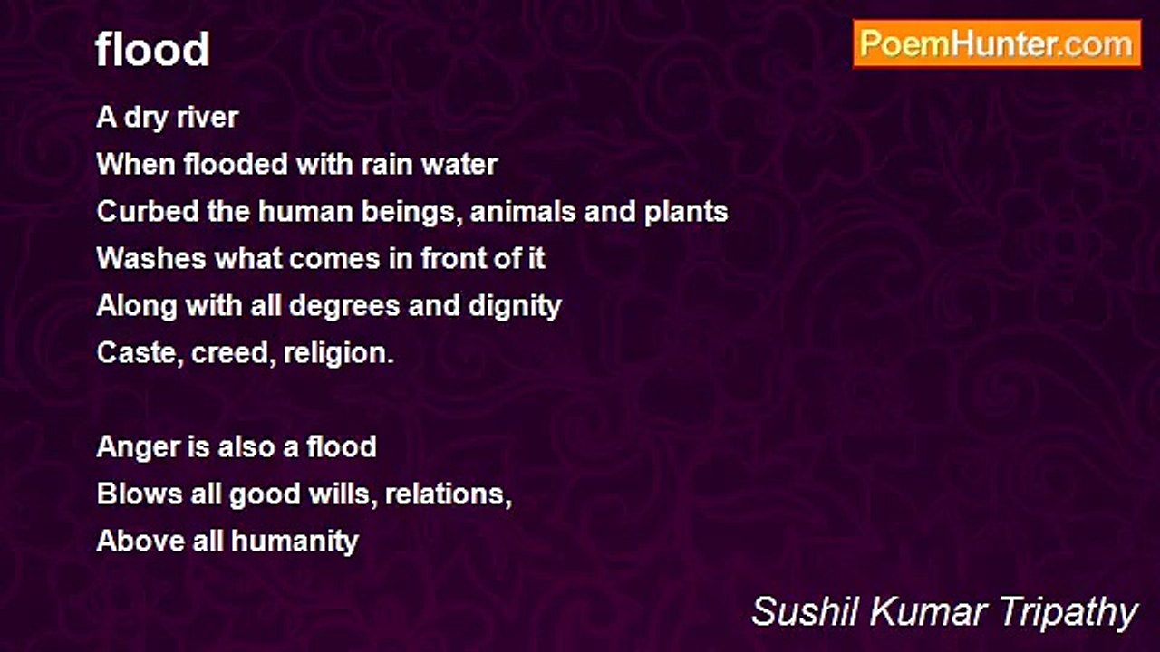 Sushil Kumar Tripathy - flood