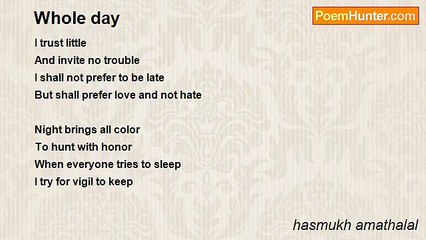 hasmukh amathalal - Whole day