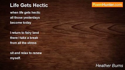 Heather Burns - Life Gets Hectic