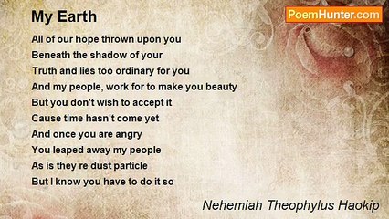 Nehemiah Theophylus Haokip - My Earth