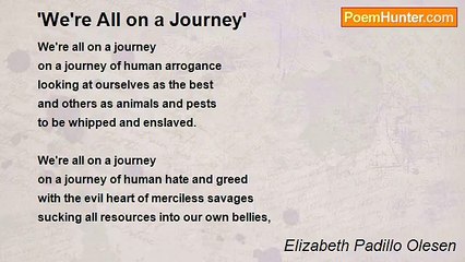 Elizabeth Padillo Olesen - 'We're All on a Journey'