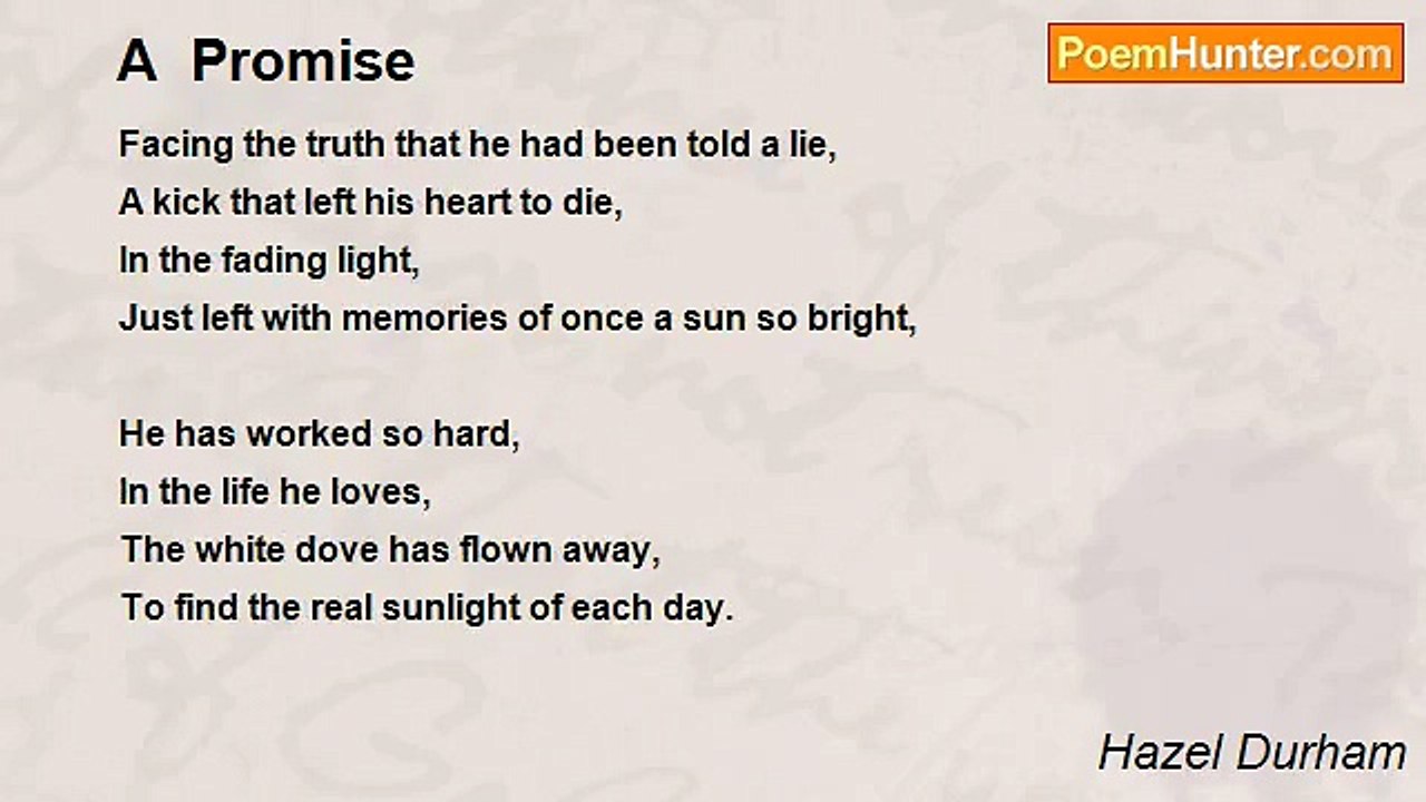 Hazel Durham - A  Promise