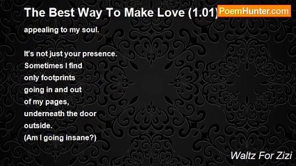 Waltz For Zizi - The Best Way To Make Love (1.01)