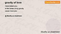 Musfiq us shaleheen - gravity of love