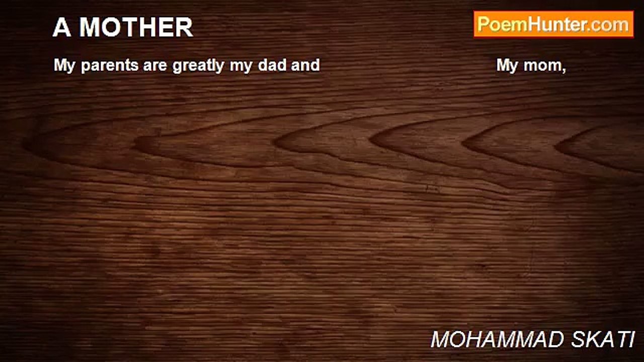 MOHAMMAD SKATI - A MOTHER