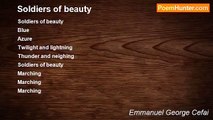 Emmanuel George Cefai - Soldiers of beauty