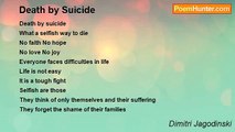 Dimitri Jagodinski - Death by Suicide