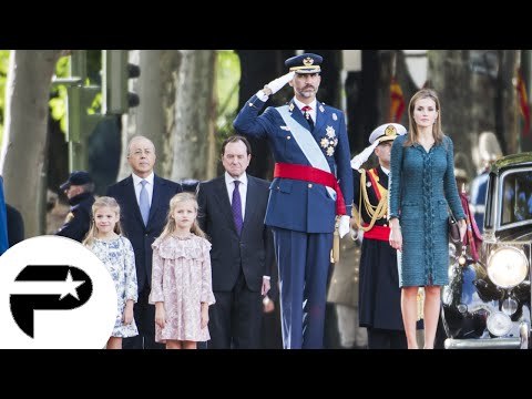 Letizia et Felipe VI d'Espagne: 1re Fête nationale pour la famille royale
