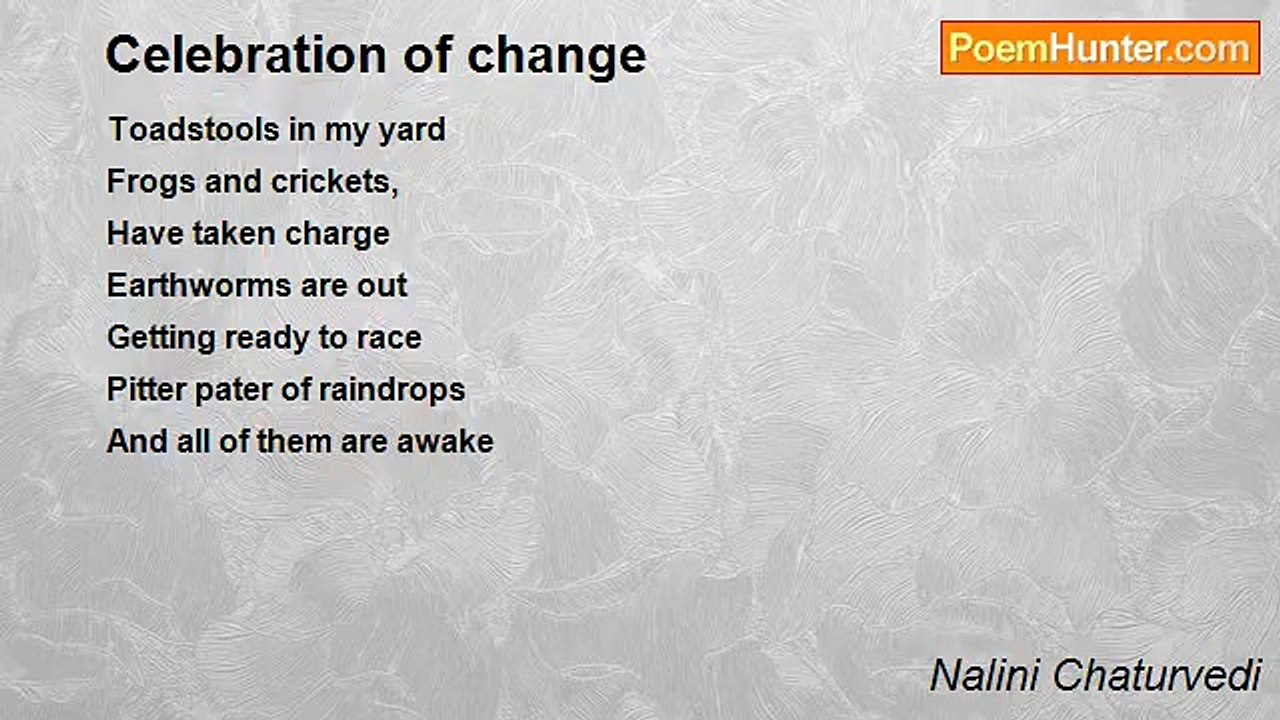 Nalini Jyotsana Chaturvedi - Celebration of change