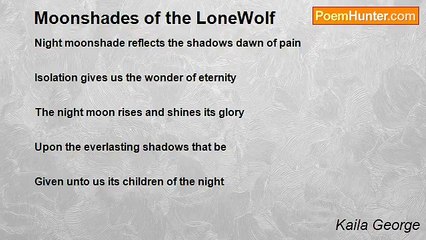 Kaila George - Moonshades of the LoneWolf