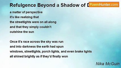 Nika McGuin - Refulgence Beyond a Shadow of Doubt
