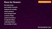 Somanathan Iyer - Race for flowers