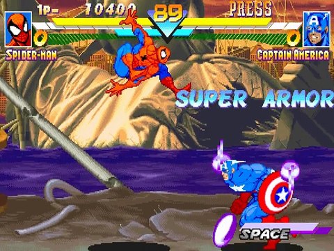 Marvel Super Heroes online multiplayer - psx