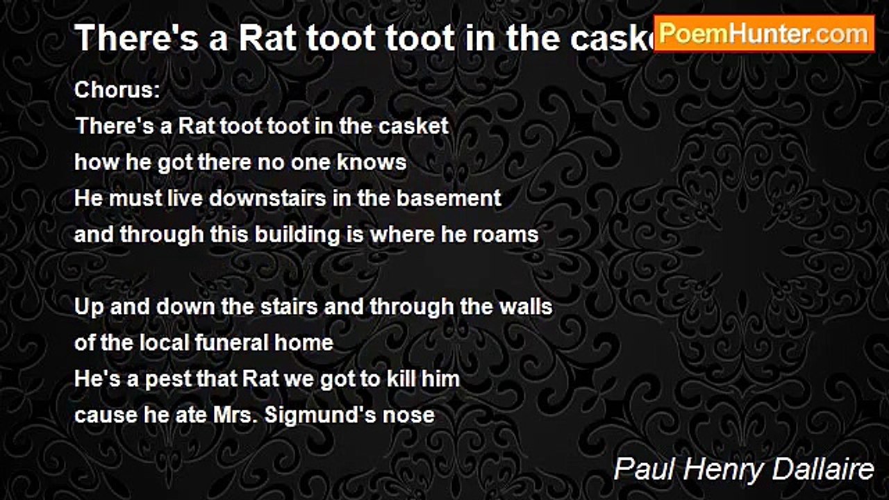 Paul Henry Dallaire - There's a Rat toot toot in the casket