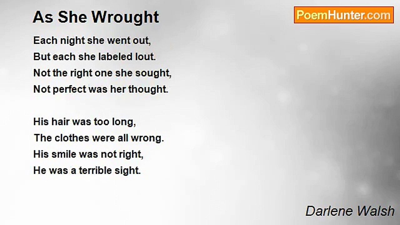 Darlene Walsh - As She Wrought