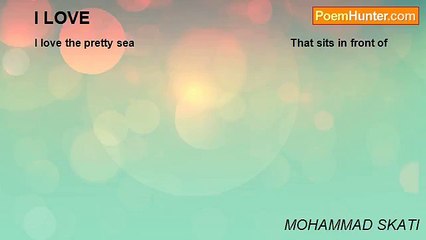 MOHAMMAD SKATI - I LOVE