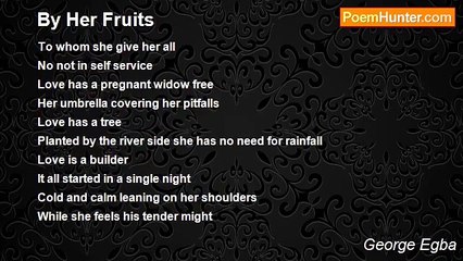 George Egba - By Her Fruits