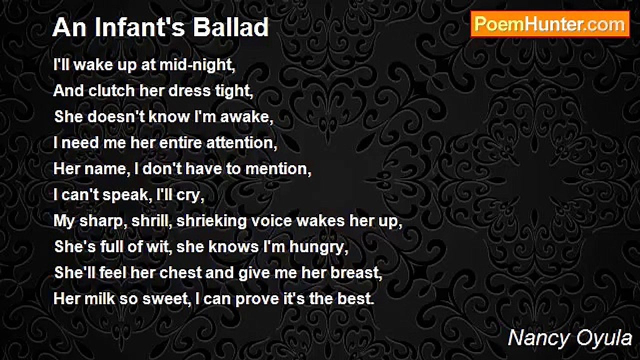 Nancy Oyula - An Infant's Ballad