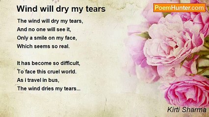 Kirti Sharma - Wind will dry my tears