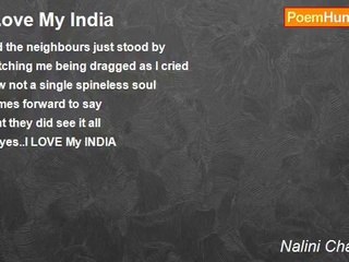 Nalini Jyotsana Chaturvedi - I Love My India