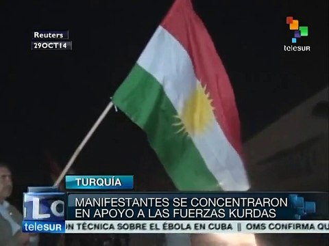 Turcos se manifiestan en contra de ataques yihadistas