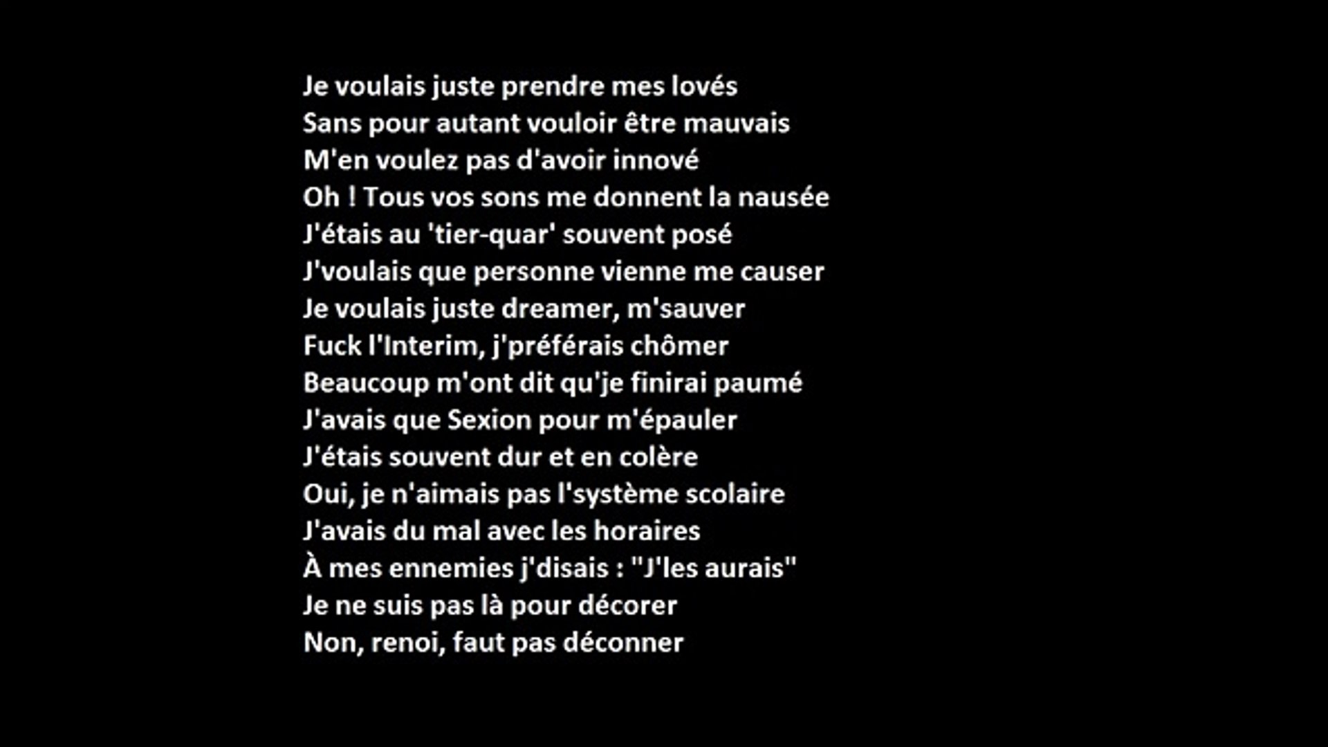 Black M La Légende Black Paroles