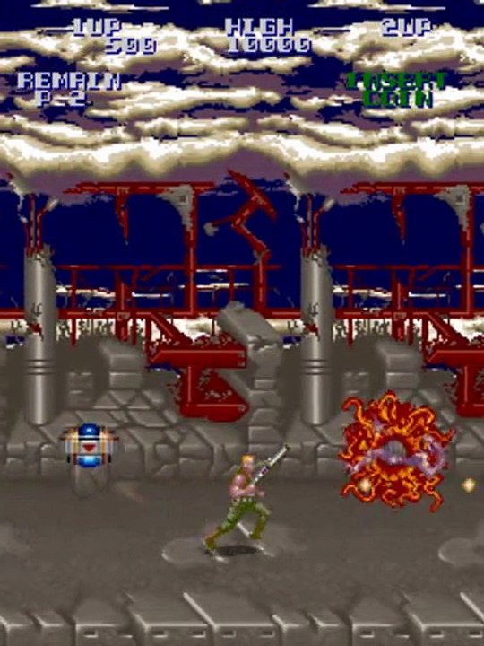 Super Contra online multiplayer - arcade