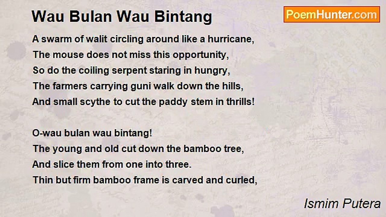 Ismim Putera - Wau Bulan Wau Bintang