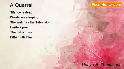 Udaya R. Tennakoon - A Quarrel