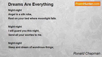 Ronald Chapman - Dreams Are Everything