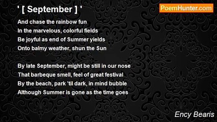 Ency Bearis - ' [ September ] '