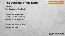 gajanan mishra - The Daughter of the Earth
