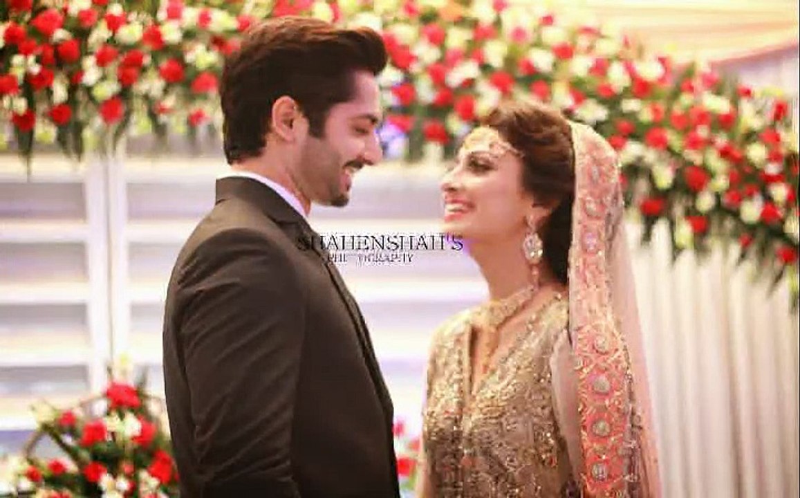 Ayeza Khan and Danish Taimoor Walima pics