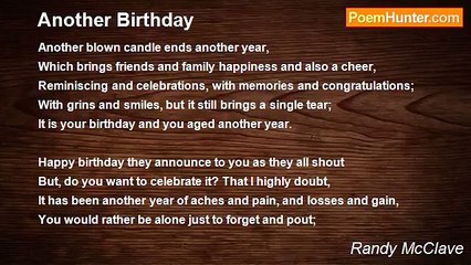 Randy McClave - Another Birthday