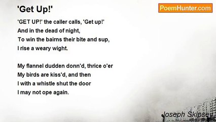 Joseph Skipsey - 'Get Up!'