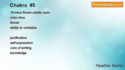 Heather Burns - Chakra  #5