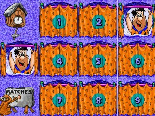 Fred Flintstone's Memory Match online multiplayer - arcade