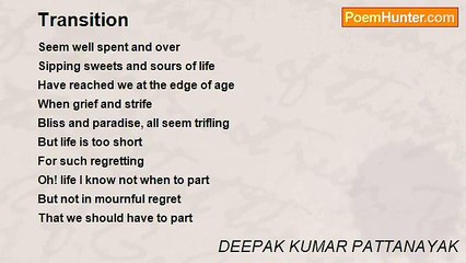 DEEPAK KUMAR PATTANAYAK - Transition