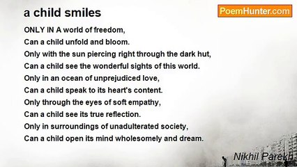 Nikhil Parekh - a child smiles