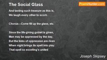 Joseph Skipsey - The Social Glass