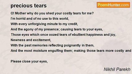 Nikhil Parekh - precious tears
