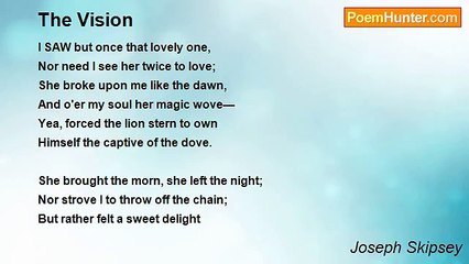 Joseph Skipsey - The Vision