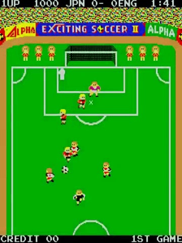 Exciting Soccer II – Gameplay – arcade