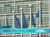 Russia and Ukraine meet in Brussels over gas dispute