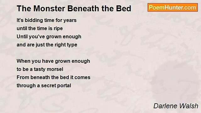 Darlene Walsh - The Monster Beneath the Bed