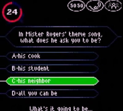 Who Wants to Be a Millionaire - 2nd Edition online multiplayer - gbc