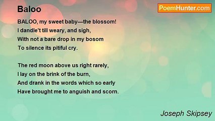 Joseph Skipsey - Baloo