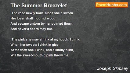Joseph Skipsey - The Summer Breezelet