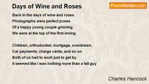 Charles Hancock - Days of Wine and Roses